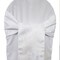 10 Pieces Classic White Floral Damask Jacquard Chair Sashes 7.5 x 108 Inches
